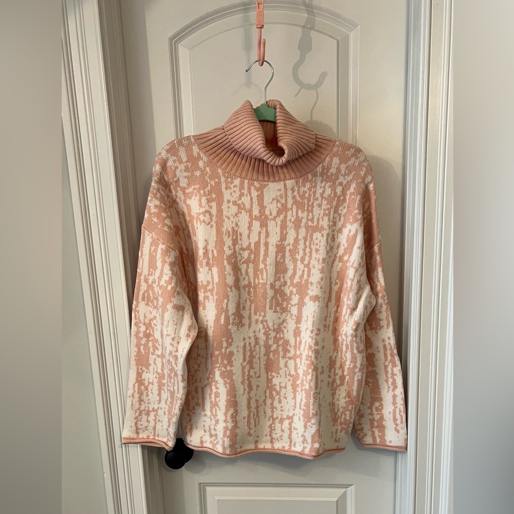 Storia Pink Ribbed Sweater